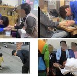 하정우 <b>한동훈</b>, 배꼽인사 대결?? 쇼를하네