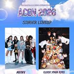 미야오·클로즈 유어 아이즈, 'ACON 2026' 빛낸다..1차...