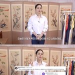 경복궁에 궁중 한복 입고 나타난 여배우