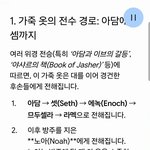 외경에 아담의 가죽 옷의 행방은?(물려 받는 셈족-이스라엘, 한국계...