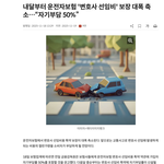 내가 보려고 정리한 운전자보험 특징(자동차보험이랑 뭐가 다른지,...