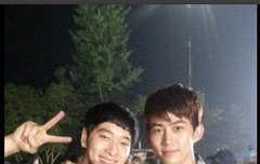 [드라마촬영장에 응원 온 찬성]