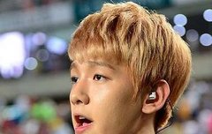 백현 애국가때 비쥬얼