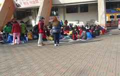 지금 아육대 대기탄사람들