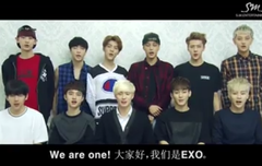 좀전에올라온 엑소가전해주는 콘서트안내??ㅠㅠ