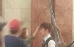 경수 드라마촬영 직찍!!