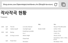 FTISLAND작사작곡현황.퍼옴