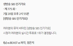 이번주 인가 우리 1위후보네요