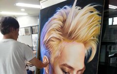 수녀들 미술학원에 그린 수호 그림이래!