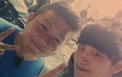 찬열이 룸메이트 새 셀카 떳당~