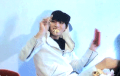 포테토칩으로 행복해진 타오...