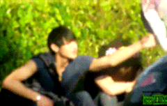 막내의 햇볕 가리개가 된 리다횽