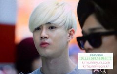 140829 준면이 오늘도 멋쟁이~~ 인천공항 출국~~