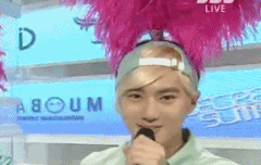 140831 인기가요 준면이 움짤