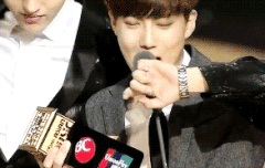 수상소감하는 준멘