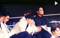 대상 발표전 씽이 모습...