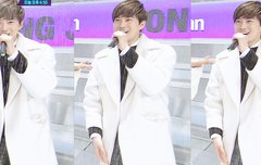 141207 인기가요 수호 mc캡쳐본