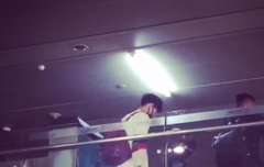 공항영상) 잠깐의 시간도 연습하고 있는 씽이 