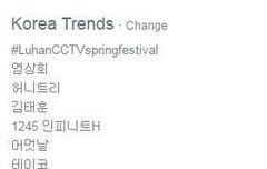 오늘실시간트랜드에 루한