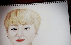 지호그렸는데닮았어?