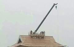 장예모 감독님 영화 장성 세트장