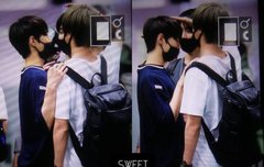 도영이 키재기 하는중ㅎㅎ 