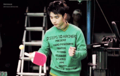 일본 럽미롸잇 티져- 탁구치는 경수 