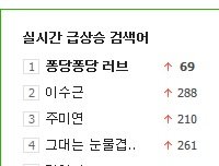 ㅁㅊ퐁당럽 지금 다시 초록창실검1위찍음ㅋㅋㅋ