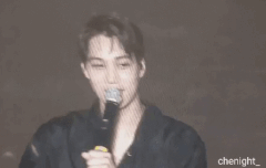 팬들에게 예쁘게 말하는 종인이