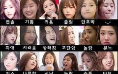 러블리즈 표정짤