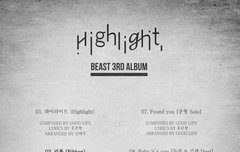 비스트 정규3집 트랙리스트ㅠㅠ