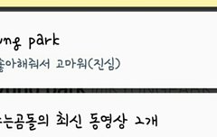 나사실 이거보고 너무 울었어