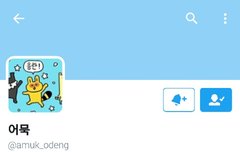 ㅅㄷ) 그럼 이거 괍아님 짹 계정이야?