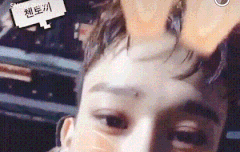 첸백시 스노우캠 첸 짤