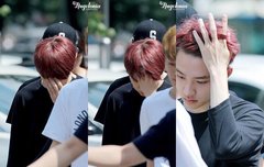 경수 빨간 머리 때 이 움짤 있는 사람...ㅠㅠㅠㅠㅠㅠ