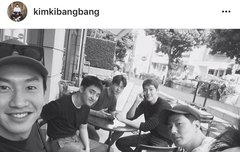 김기방씨 인스타에 경수랑 형아들!!