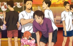 히나타동생이 아사히보고 우는거