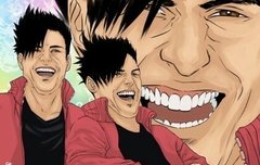 하이큐 그림 따라그려봄!