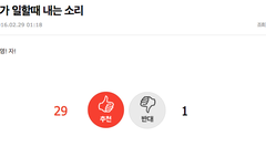 영자가 일할 때 내는 소리