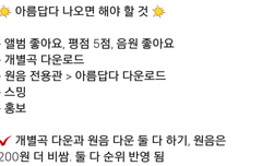 선공개곡 나오면 우리가 해야할일들