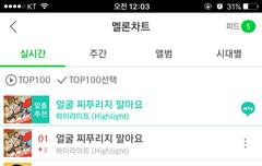 예~ 서양멜론0시차트1위!!!!!!!!!