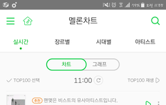 음원차트 순위 대박이다ㅋㅋ