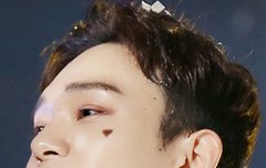 볼따구에 하트 묻었징