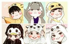 엑소 공룡 팬아트