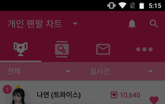 팬팔 투표, 스밍 인증