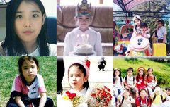 미쳤다 아이유 어린시절 사진 모와봤는데