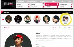 브랜뉴페이지 아티스트