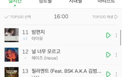 오후 4시 멜론차트
