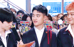 170907 엠카 엑소 디오 경수 오늘 미모 장난 아니시다