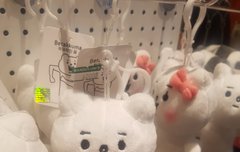 영민이등에매달려있는인형봤오